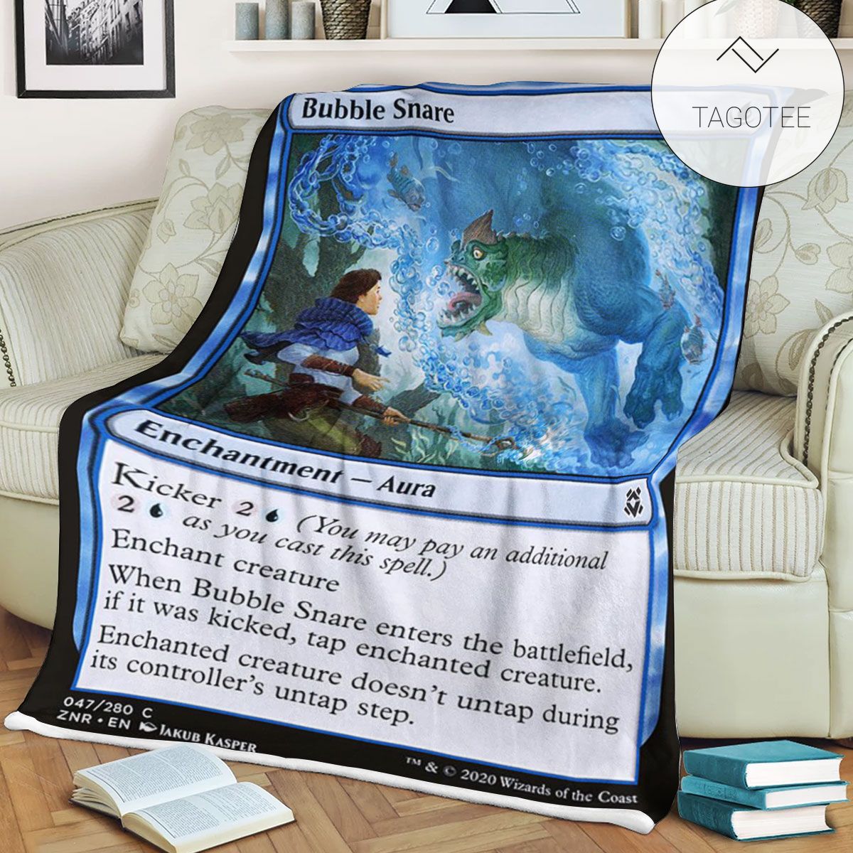 Znr 47 Bubble Snare Mtg Game Magic The Gathering Fleece Blanket Znr 47 Bubble Snare Mtg Game Magic The Gathering Fleece Blanket