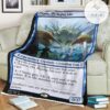 Znr 49 Charix The Raging Isle Mtg Game Magic The Gathering Fleece Blanket