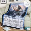 Znr 57 Expedition Diviner Mtg Game Magic The Gathering Fleece Blanket