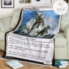 Znr 6 Attended Healer Mtg Game Magic The Gathering Fleece Blanket