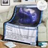 Znr 65 Living Tempest Mtg Game Magic The Gathering Fleece Blanket