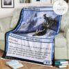 Znr 69 Merfolk Falconer Mtg Game Magic The Gathering Fleece Blanket