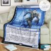 Znr 72 Nimble Trapfinder Mtg Game Magic The Gathering Fleece Blanket