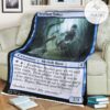 Znr 78 Seafloor Stalker Mtg Game Magic The Gathering Fleece Blanket