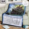 Znr 79 Shell Shield Mtg Game Magic The Gathering Fleece Blanket