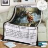 Znr 8 Cliffhaven Sell Sword Mtg Game Magic The Gathering Fleece Blanket
