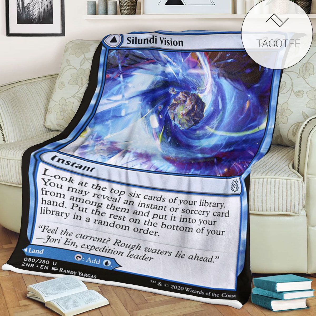 Znr 80 Silundi Vision Mtg Game Magic The Gathering Fleece Blanket Znr 80 Silundi Vision Mtg Game Magic The Gathering Fleece Blanket