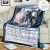 Znr 83 Sure Footed Infiltrator Mtg Game Magic The Gathering Fleece Blanket