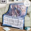 Znr 86 Umara Wizard Mtg Game Magic The Gathering Fleece Blanket