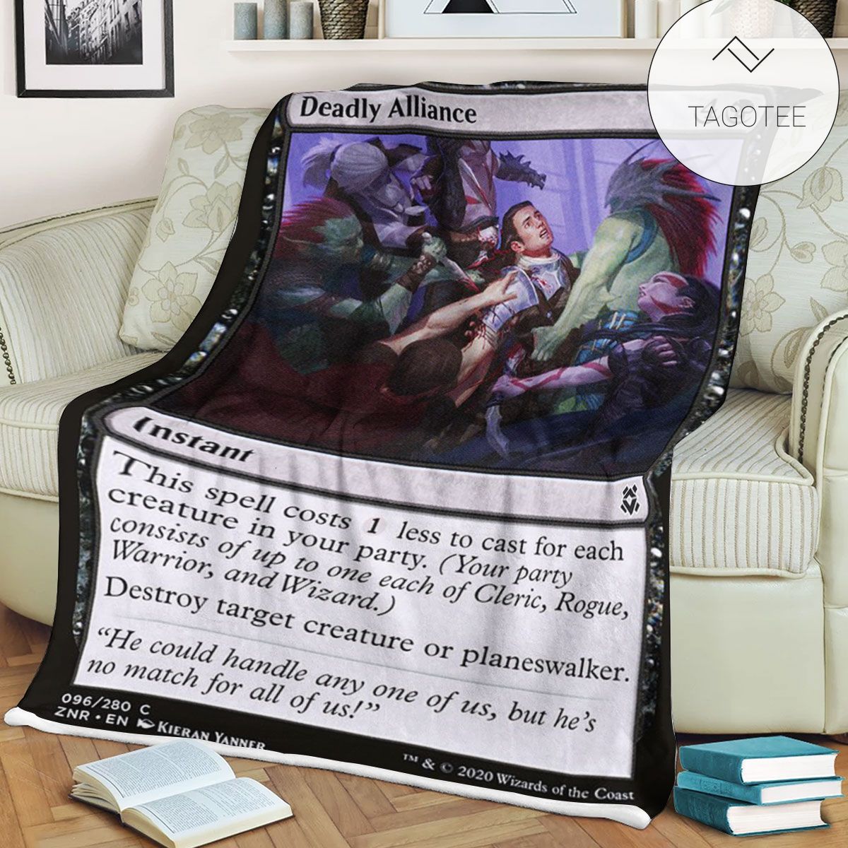 Znr 96 Deadly Alliance Mtg Game Magic The Gathering Fleece Blanket Znr 96 Deadly Alliance Mtg Game Magic The Gathering Fleece Blanket