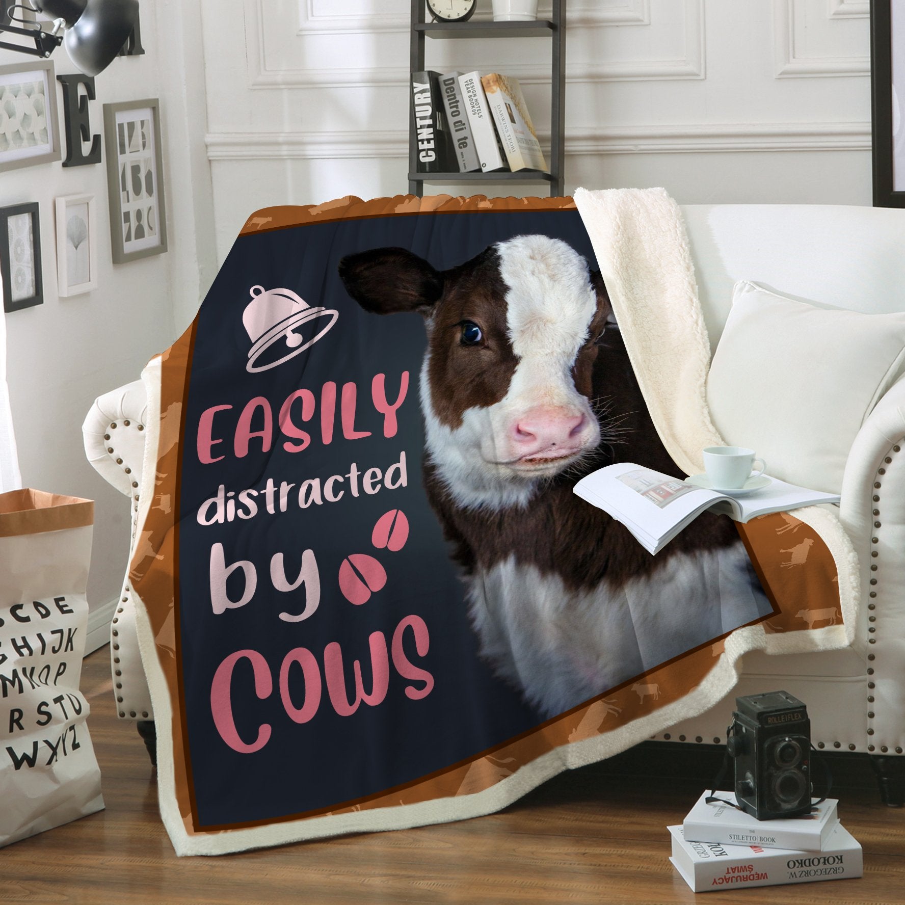 Cow Easily Distracted By Cows Blanket Cow Easily Distracted By Cows Blanket