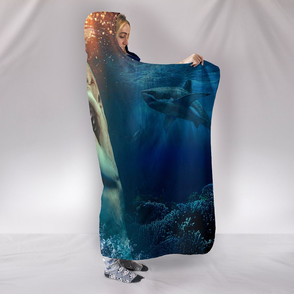 Shark Hooded Blanket Shark Hooded Blanket