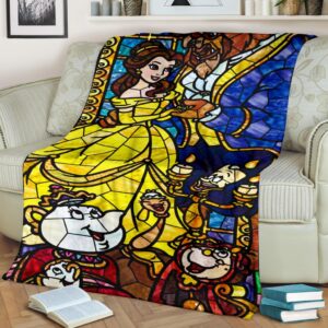 Beauty And The Beast Premium Blanket