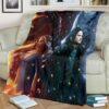Jon Snow And Mother Of Dragon Premium Blanket