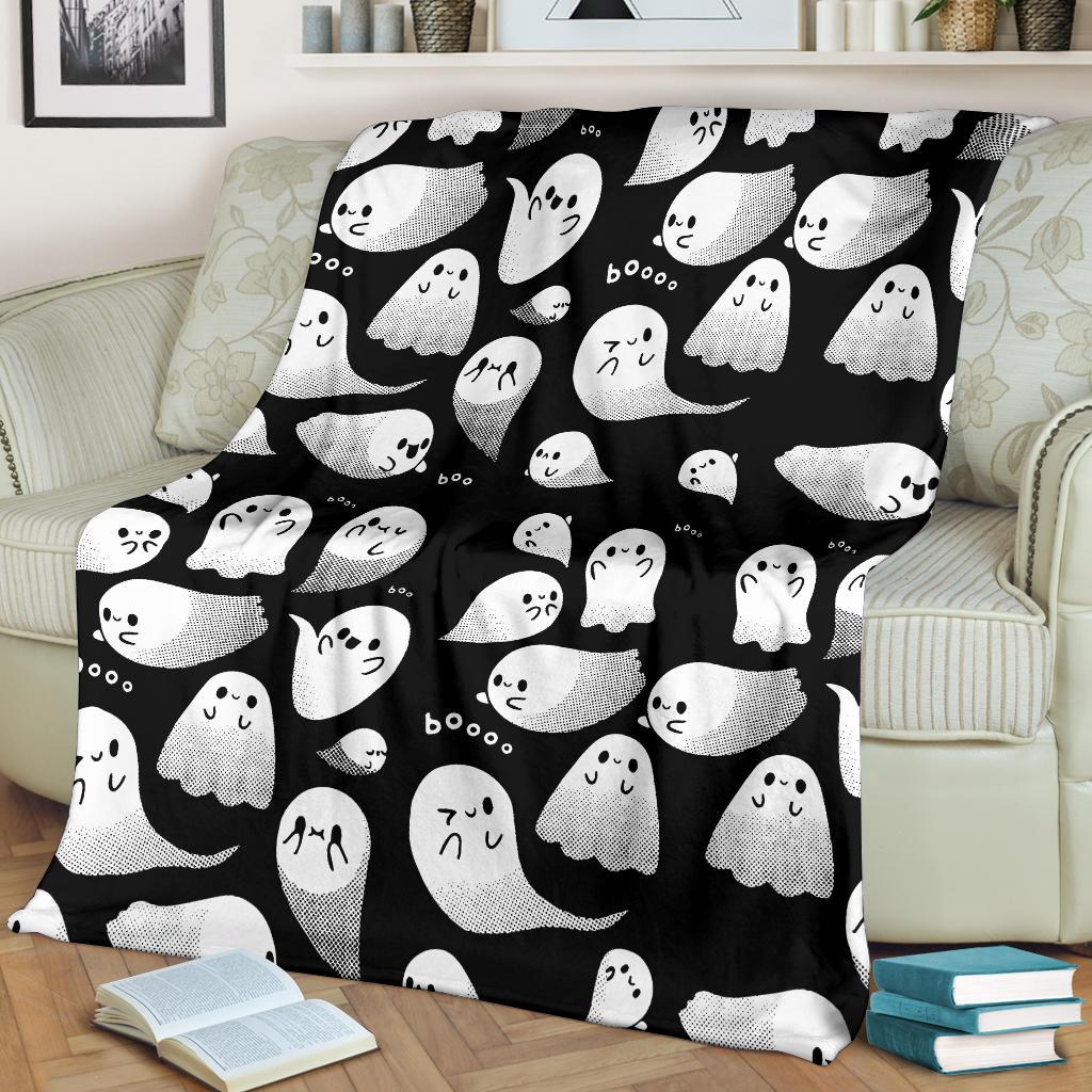 Cute Ghost Premium Blanket Cute Ghost Premium Blanket