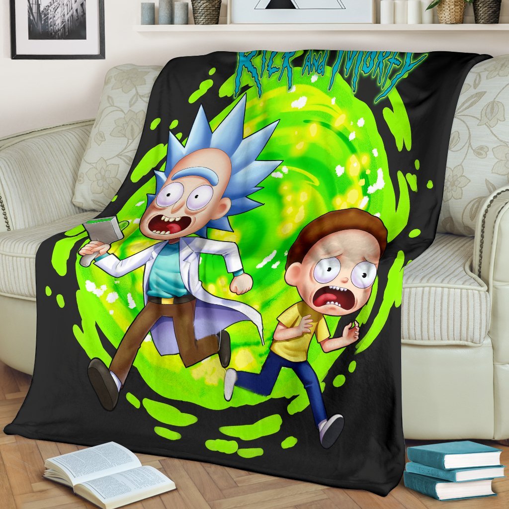 Rick And Morty Premium Blanket Rick And Morty Premium Blanket