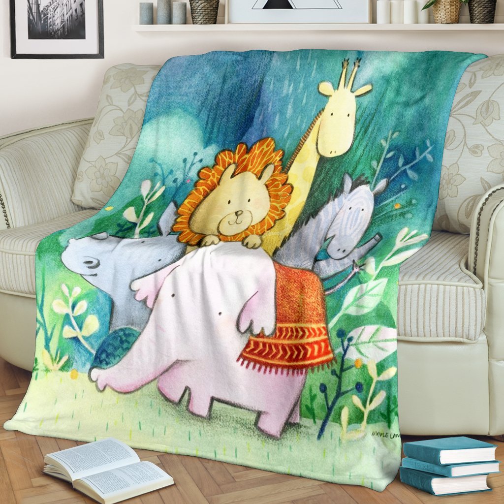 Cute Animal Premium Blanket Cute Animal Premium Blanket