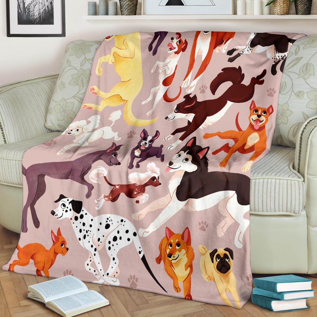 Dogs Premium Blanket Dogs Premium Blanket