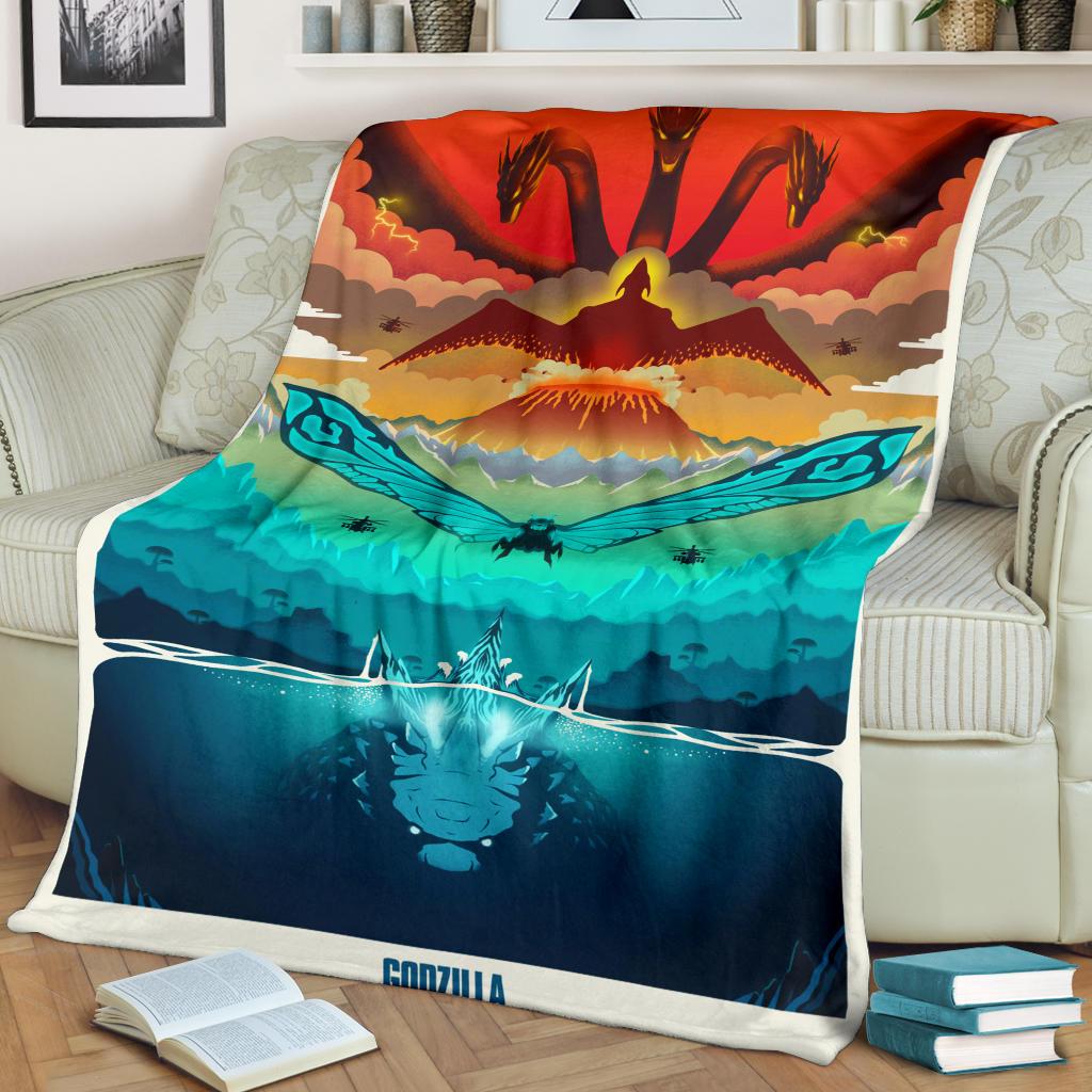 Godzilla 2019 Premium Blanket Godzilla 2019 Premium Blanket