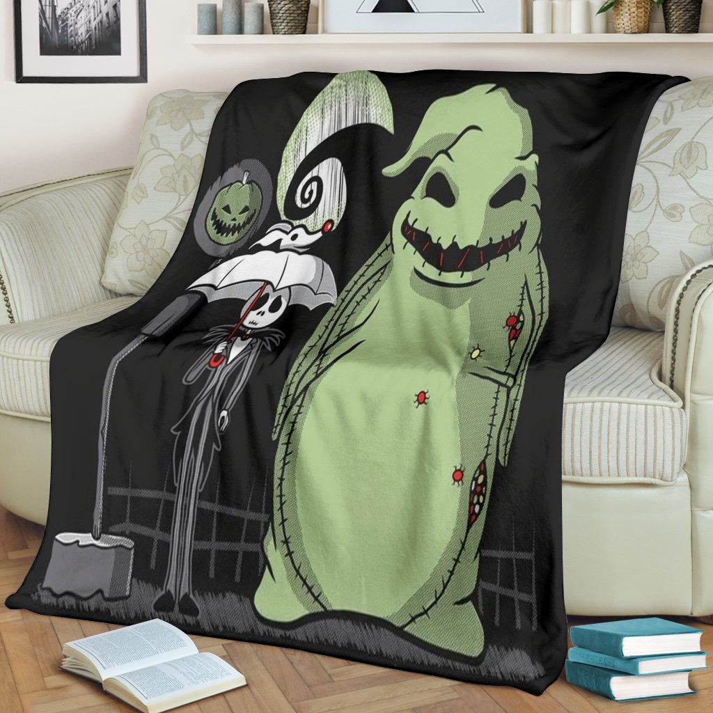 My Neighbor Jack Skellington Premium Blanket My Neighbor Jack Skellington Premium Blanket
