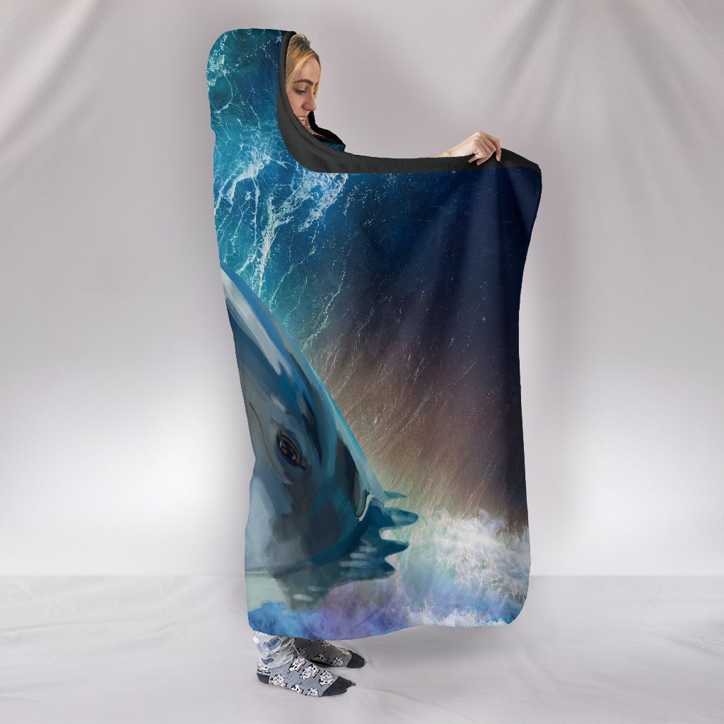 Dolphin Hooded Blanket Dolphin Hooded Blanket