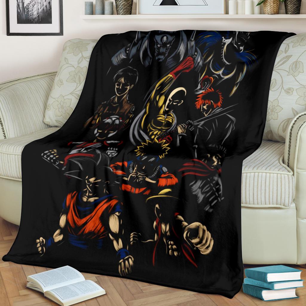 Anime Heroes Premium Blanket Anime Heroes Premium Blanket