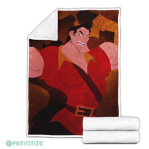 Gaston Disney Fan Art Blanket