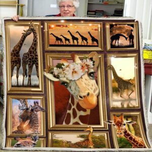 Huge Giraffe Blanket