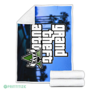 Grand Theft Auto 5 Logo Blanket