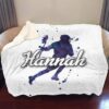 Lacrosse Personalized Sherpa Blanket