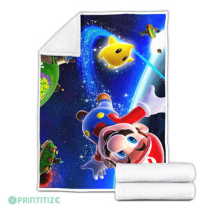 Mario Galaxy Mario Flying Blanket