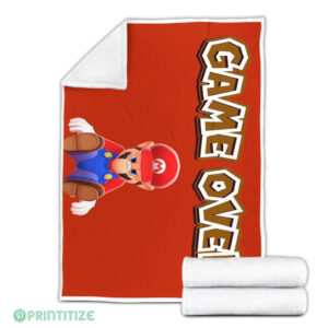 Mario Game Over Blanket