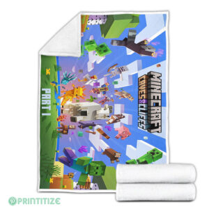 Minecraft Caves And Cliffs Blanket