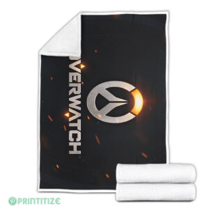Overwatch Wallpaper Logo Blanket