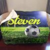Soccer Personalized Sherpa Blanket
