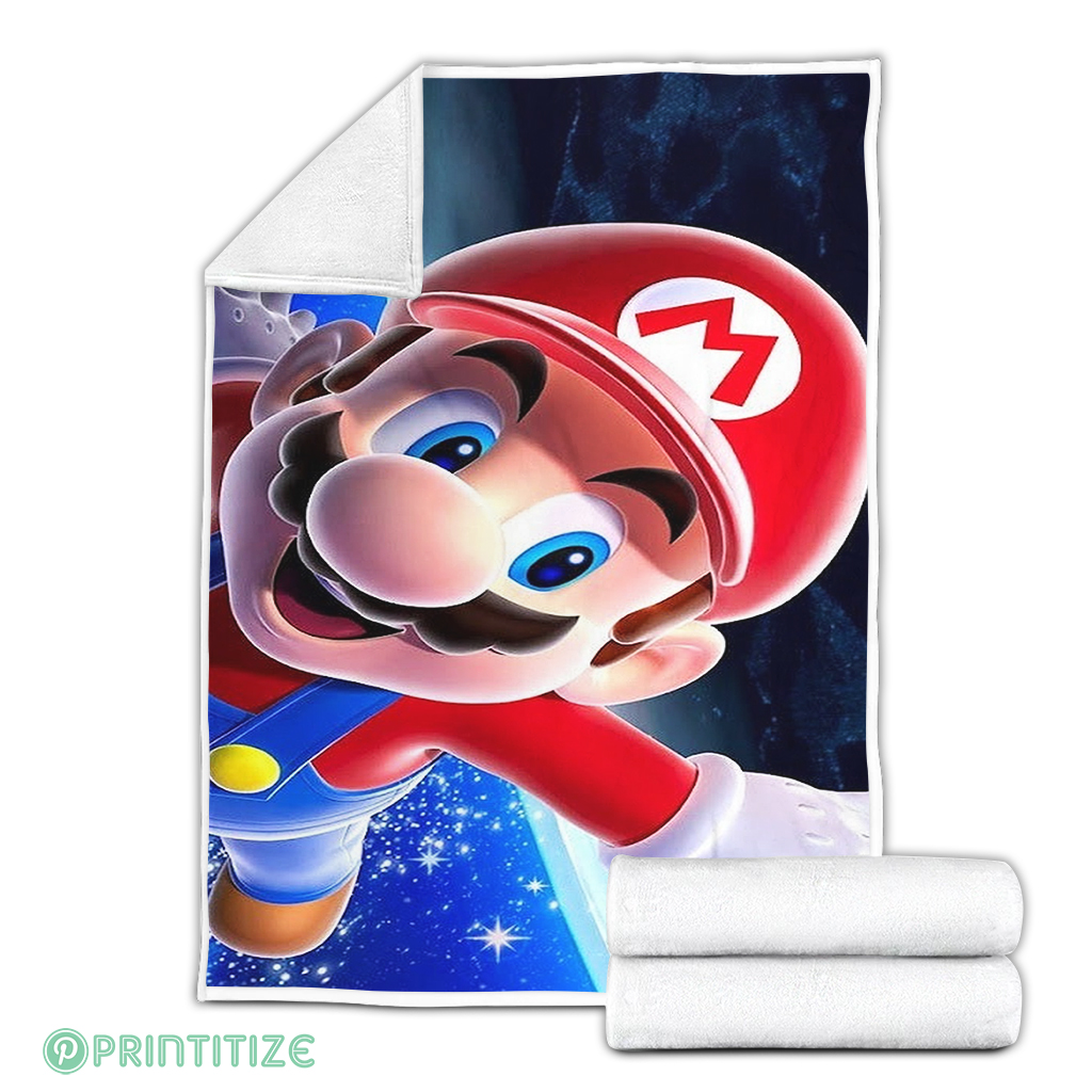 Super Mario Bros Galaxy Blanket Super Mario Bros Galaxy Blanket