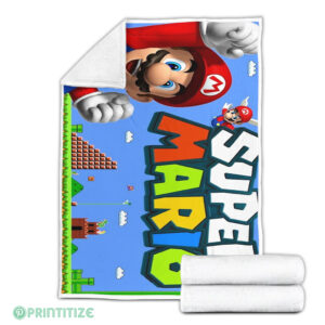 Super Mario Gameplay Blanket