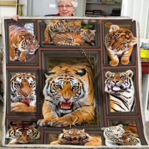 Huge Tiger Blanket