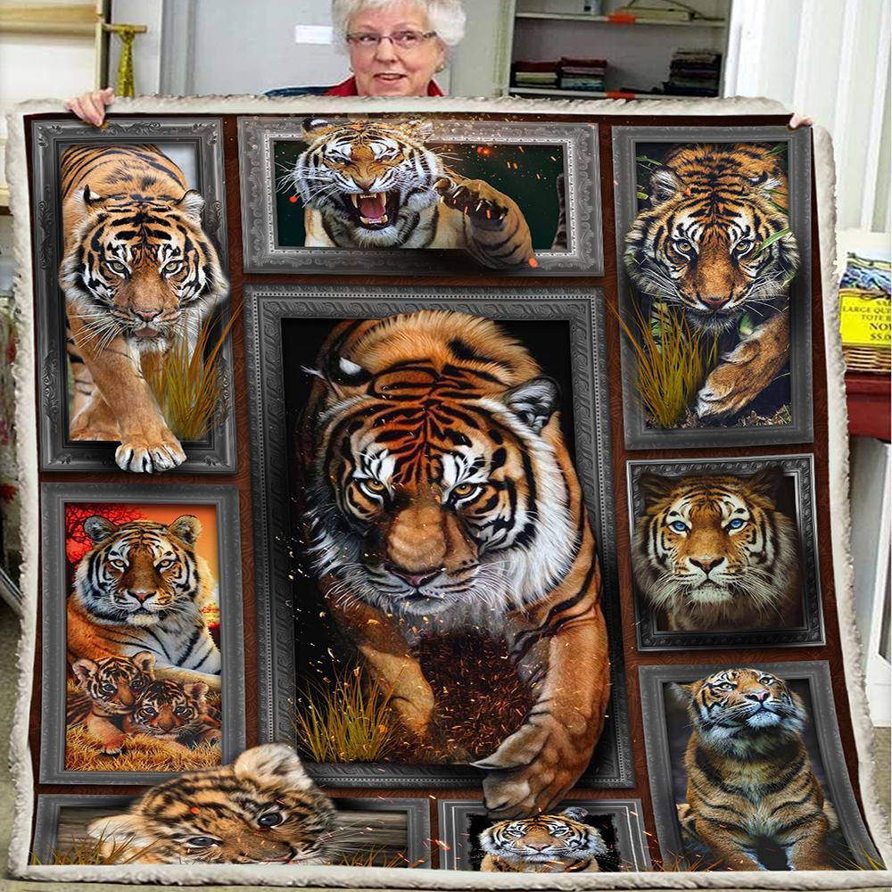 Huge Tiger Blanket Huge Tiger Blanket