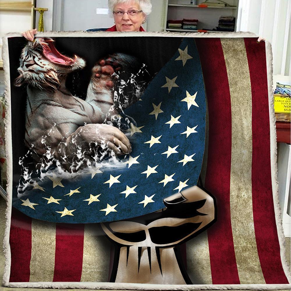 Huge Us Tiger Blanket Huge Us Tiger Blanket